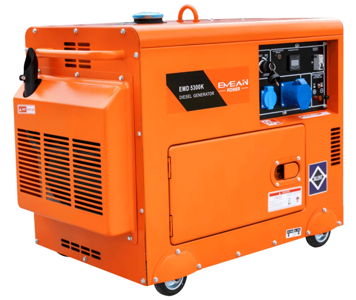 Generatore diesel silenzioso da 5 kVA - Raffreddato ad aria | EMEAN