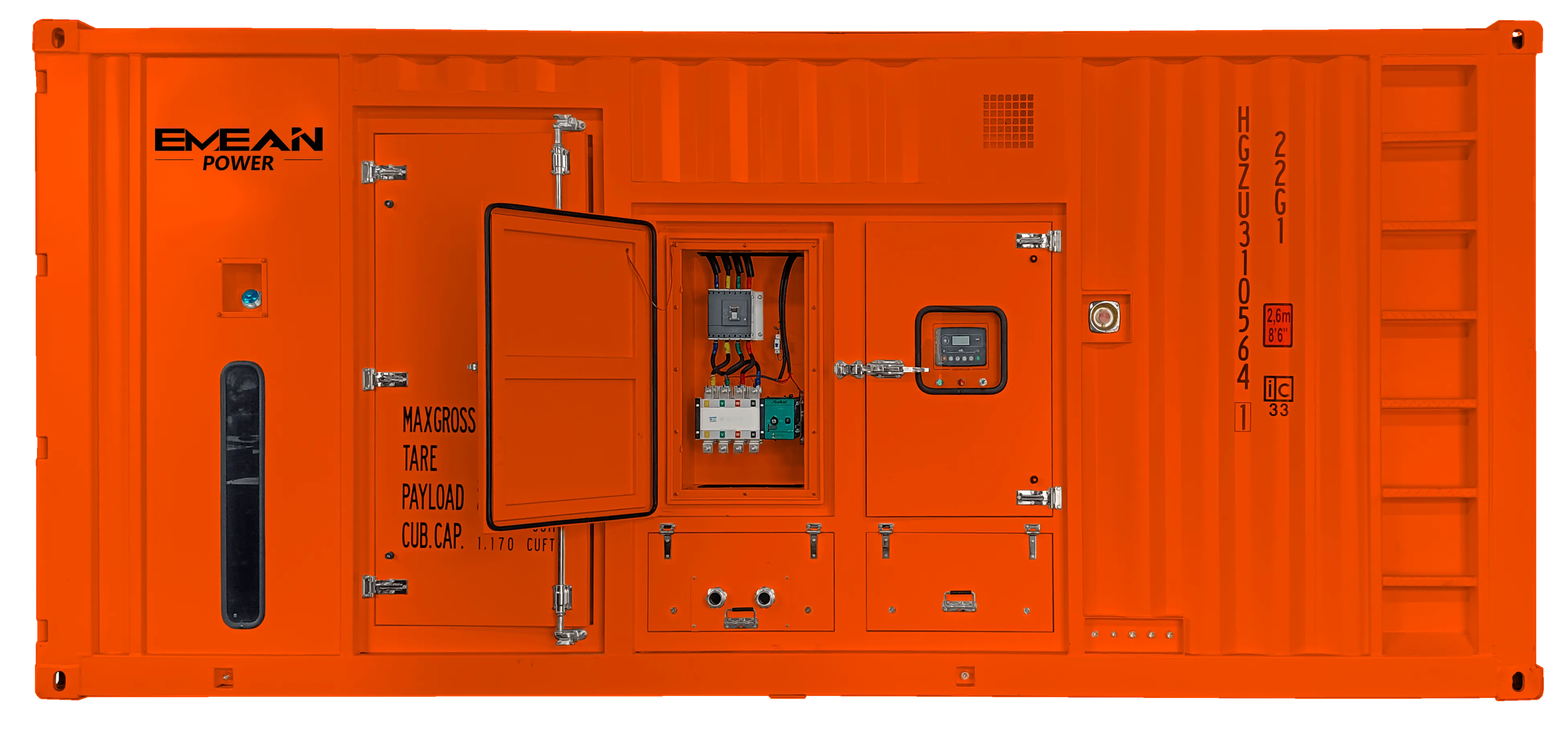 Gruppo elettrogeno tipo Contianer da 1875 KVA/1500 KW con motore WEICHAI