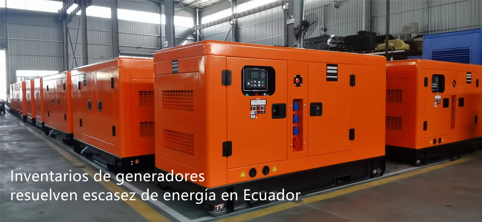 I 200 gruppi elettrogeni diesel di EMEAN POWER in magazzino aiutano l'Ecuador a far fronte alla carenza di energia