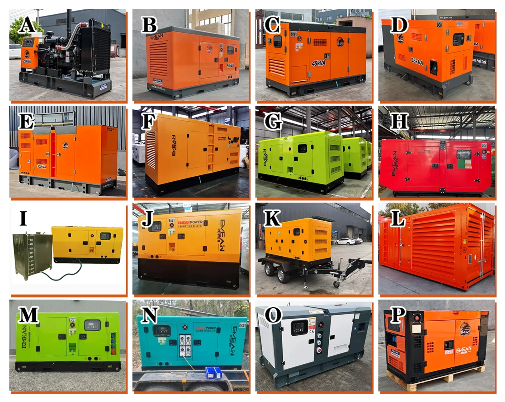 Generatore diesel per stili domestici